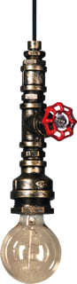 SCS - Fire Hose Pendelarmatuur fire h hang e27 zwart go