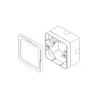COMMSCOPE NETCONNECT - SL Opbouwbak inbouwschakelmateriaal Opbouwrand Wit 2-966740-1