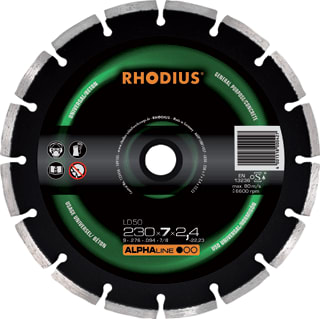 Rhodius - Slijpschijf Diamzgbld Ld50 115X7X2,0