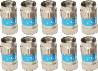 Cabelcon - Puch-on Coax connector f-con clf5.1 selfins zk10