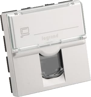 Legrand - LCS2 Mosaic Datacontactdoos twisted pair Outl 1Xftp Cat6 2M Alu