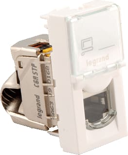 Legrand - LCS2 Mosaic Datacontactdoos twisted pair Outl 1Xstp Cat6A 1Mod