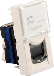 Legrand - LCS2 Mosaic Datacontactdoos twisted pair Outl 1Xutp Cat6 1Mod