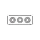Legrand - LCS2 Comp. v. uitbouw kast/lessenaar Pan 3Ventil 3He Dak Bodem