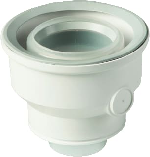 Ubbink - Ubifit Concentr. RGA/LTV hulpstuk 2 aansl. Verloop 60/100 - 80/125 Wt