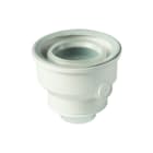 Ubbink - Ubifit Concentr. RGA/LTV hulpstuk 2 aansl. Verloop 60/100 - 80/125 Wt