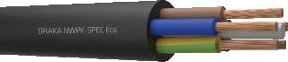 Draka - NWPK SPEC H07RN-F Voedingskabel tot 1 kV beweegbaar Eca 5G2.5 Mt