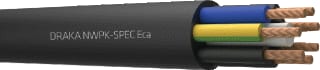 Draka - Voedingskabel tot 1 kV beweegbaar NWPK SPEC ECA 7G2.5 MT