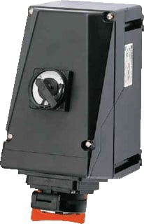 Ceag - CEE-contactdoos explosieveilig Ex Cee Wcd/Opb+S 6P+A 16A