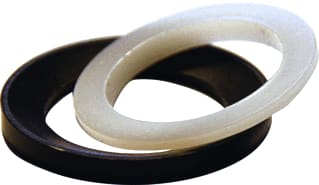 De Beer - pakkingring FLEXRING 2WIT 2ZWART SET