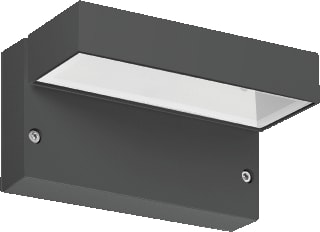 Performance in lighting - POLO+ Plafond-/wandarmatuur 2 11,5W 3000K Antr