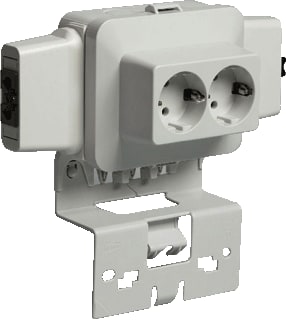 Attema - Cable-mate AK2-S Opbouwdoos wand/plafond Ak2-S/Gz/Wik 3P 2V-Wcd