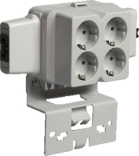 Attema - Cable-mate AK2-S Opbouwdoos wand/plafond Ak2-S/Gz/Wik 3P 4V-Wcd