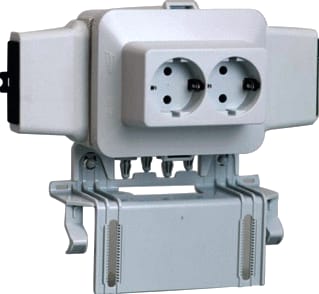 Attema - Cable-mate AK2-S Opbouwdoos wand/plafond Ak2-S/Gz/Wik 5P 2V-Wcd