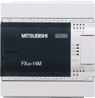 Mitsubishi - Compact FX3G PLC basiseenheid fx3g plc 8/6-i/otr 24dc