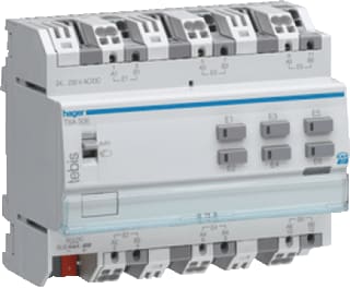 Hager - Tebis gebouwenautomatisering Ingangsmodule Binaire ingang bussysteem 6-V Txa306
