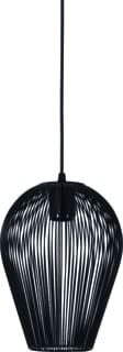 SCS - Pendelarmatuur hanglamp 19x26 abby mat zw