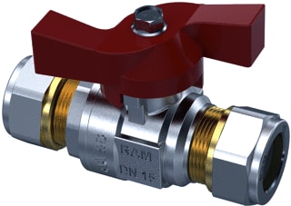 Raminex - S.28 Kogelafsluiter Kogelkr Dn15 15Kn Vernikld