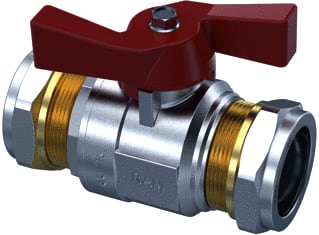 Raminex - S.28 Kogelafsluiter Kogelkr Dn25 28Kn Vernikld
