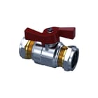 Raminex - S.28 Kogelafsluiter Kogelkr Dn25 28Kn Vernikld