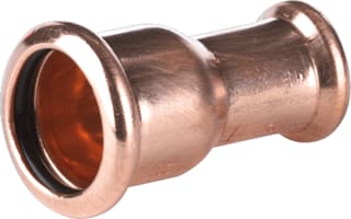 VSH - XPRESS KOPER 7240 Fitting met 2 aansluitingen Verl.Kopp. 2Xcu-Pr 28X22