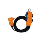 Brennenstuhl - Contactdooscombinatie Adapterkbl Fi Ip54 5M Zw