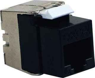 Excel - Low profile Modulaire connector Mod. Conn 100-182-Bk