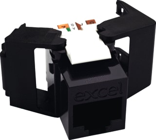 Excel - Low profile Modulaire connector Mod. Conn 100-215-Bk