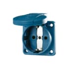 Mennekes - Schuko Wandcontactdoos (WCD schakelmat.) Wcd Ra 2Pa 230V Inb