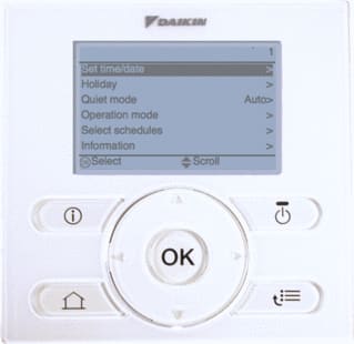 Daikin - Altherma Onderdelen voor airconditioning Bediening Alther Ekrucbl1