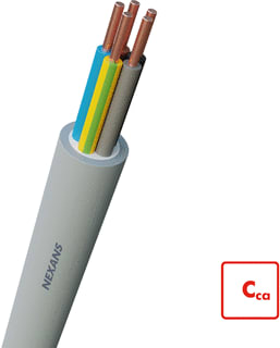 Nexans - Installatiekabel YMz1K Cca Voedingskabel v/a 1 kV vaste aanleg Alsec 5G4 Mt