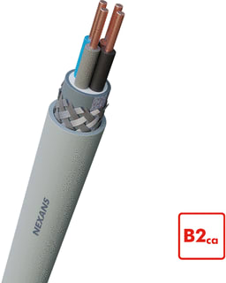 Nexans - Voedingskabel v/a 1 kV vaste aanleg Z1O-YMZ1KAS B2CA 4X4 MT