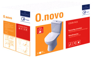 Villeroy & Boch - O.NOVO Closetcombinatie O.Novopack Cl+Zt+Res Ao W