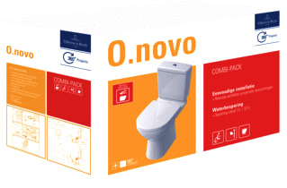 Villeroy & Boch - O.NOVO Closetcombinatie O.Novopack Cl+Zt+Res Pk W
