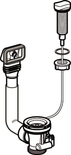 Geberit - Afvoerplug Keukn Afv M/Ovrl M/Wst 3/2