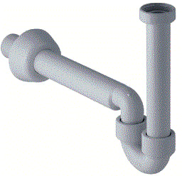 Geberit - P-, S-, beker sifon Bidet Sifon 40Mm Wit