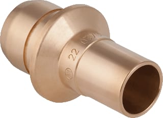 Geberit - Pushfit Mapress Fitting met 2 aansluitingen aansl/b 22x28 mapr