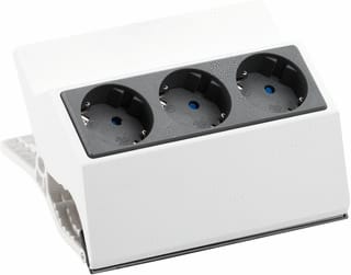 Bachmann - Peggy 3xWCD Contactdooscombinatie Ocs 3X Wcd 3M Snoer Wit