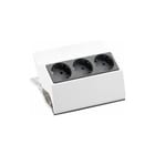 Bachmann - Peggy 3xWCD Contactdooscombinatie Ocs 3X Wcd 3M Snoer Wit
