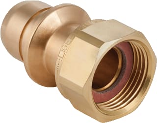 Geberit - Pushfit Fitting met 2 aansluitingen Aansl/M 1Wrtx28