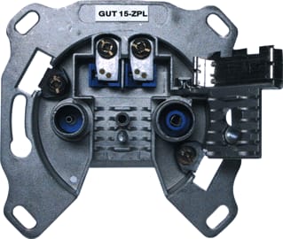 Astro - Inhome Antennecontactdoos Einddoos R/Tv Gut15D+Zpl