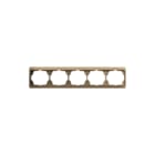 ABB Busch-Jaeger - Alpha exclusive Afdekraam schakelmateriaal Afdkrm 5V Alp Hkg Hor Brons
