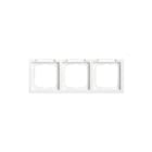 ABB Busch-Jaeger - Future Linear Afdekraam schakelmateriaal Tkstafdkrm 3V Fut Hor St-Wt