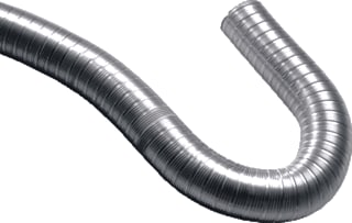 Panflex - INOX TWIN Flexibele rookgasbuis 150Mm Lg8