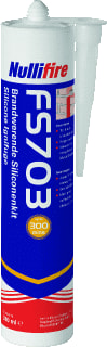 Nullifire - FS703 Brandisolerend afdichtingsmiddel Siliconenkit Zw 310Ml Kk