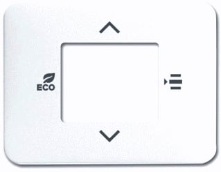 ABB Busch-Jaeger - KNX, Alpha Bed.element / centr.pl. schakelmat. bedelem knx cpl thrm wt