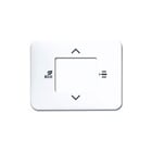 ABB Busch-Jaeger - KNX, Alpha Bed.element / centr.pl. schakelmat. bedelem knx cpl thrm wt