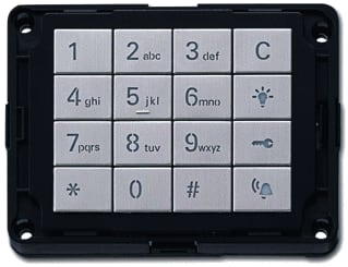 ABB Busch-Jaeger - Busch-Welcome Functiemodule voor deurstation Welcome Keypad Module Rvs