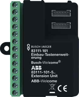 ABB Busch-Jaeger - Busch-Welcome Mont. toebeh. v deurcommunicatie Welcome Toetsuitbreid Inb