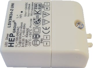 Lumiko - Strip 1 LED driver Klem 12V Max 6W